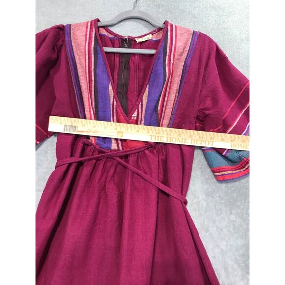 Ajanta Vintage Hand Woven Dress Made in India Boho Hippie Bohemian Festival - Picture 3 of 8